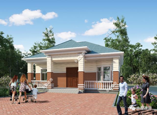 一款很適合用來當作周末度假的典雅別墅，設計優美，簡約大氣