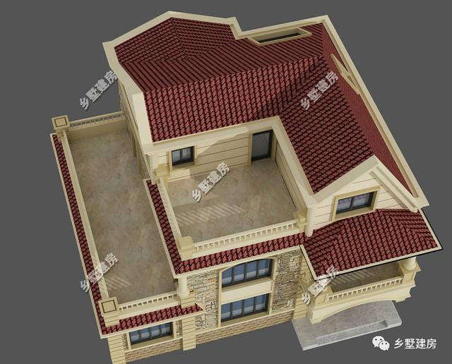 30萬三層農村小別墅設計圖，大方美觀，性價比超高