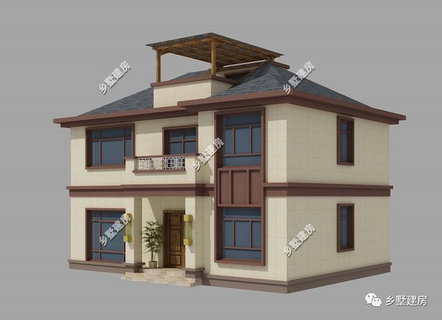 推薦兩款別墅設計圖，還帶有車庫的哦，超級實用