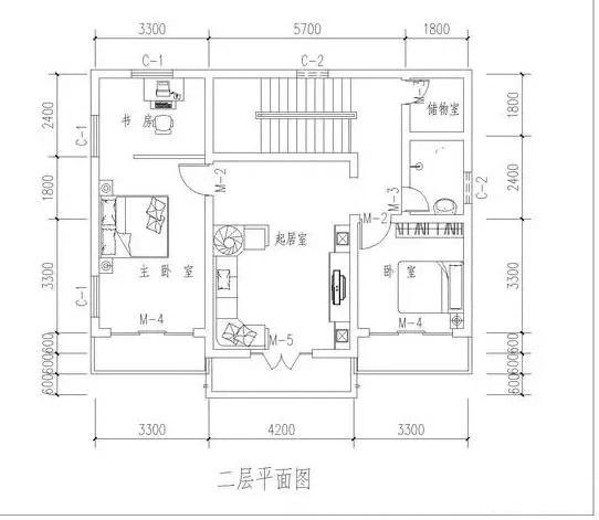 小戶型農(nóng)村自建房設(shè)計圖，戶型嬌小功能齊全，超級實(shí)用