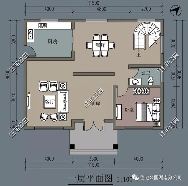 40萬農村歐式自建房設計圖，外觀經典，可以根據需求設計室內布局