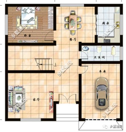 二層農村自建房小戶型設計圖，適合小宅基地的家庭建造