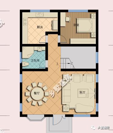二層農村自建房小戶型設計圖，適合小宅基地的家庭建造