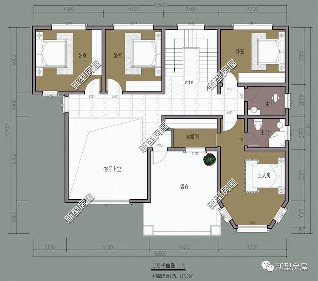精選6款二層農村別墅設計圖，養老還是度假必選的一款！
