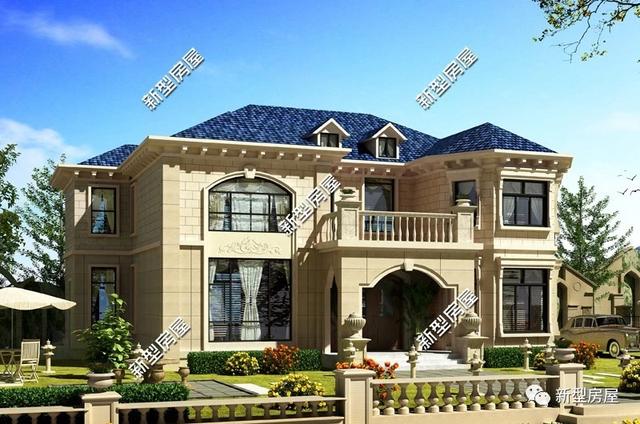 精選6款二層農村別墅設計圖，養老還是度假必選的一款！