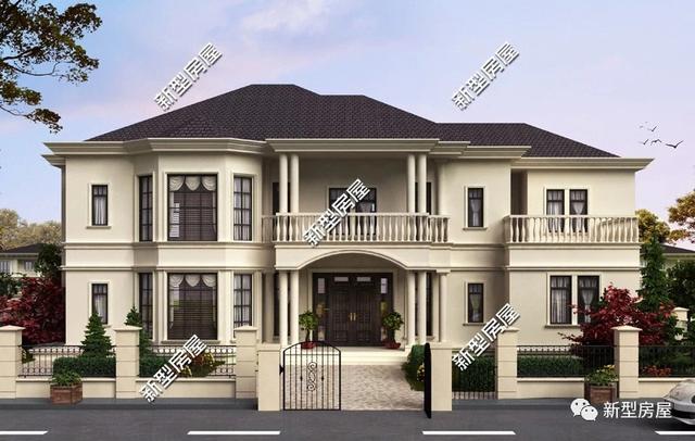 精選6款二層農村別墅設計圖，養老還是度假必選的一款！