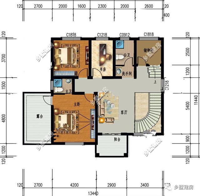 兩款性價比極高的農村別墅設計圖，美觀大氣，城里人都坐不住了，200萬別墅的感覺