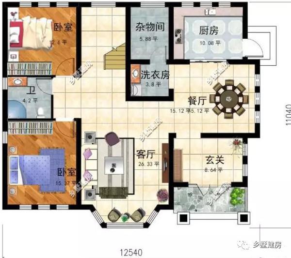 兩款性價比極高的農村別墅設計圖，美觀大氣，城里人都坐不住了，200萬別墅的感覺