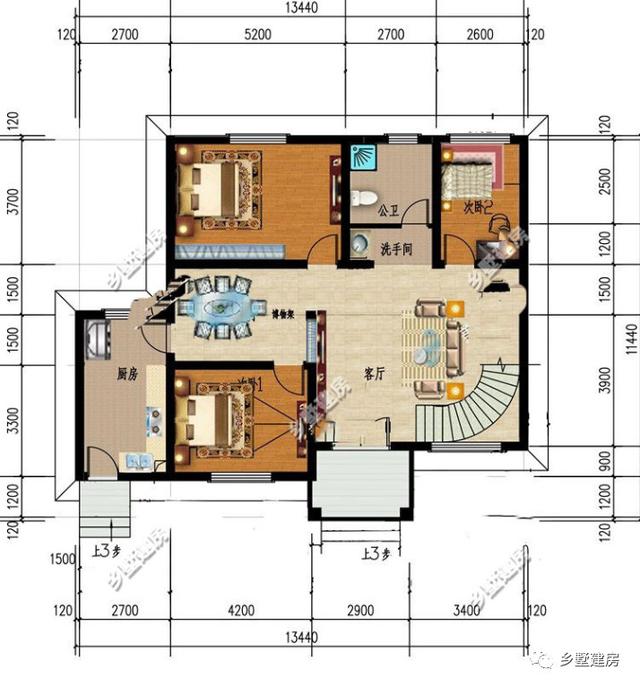 兩款性價比極高的農村別墅設計圖，美觀大氣，城里人都坐不住了，200萬別墅的感覺