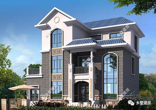 兩款性價比極高的農村別墅設計圖，美觀大氣，城里人都坐不住了，200萬別墅的感覺