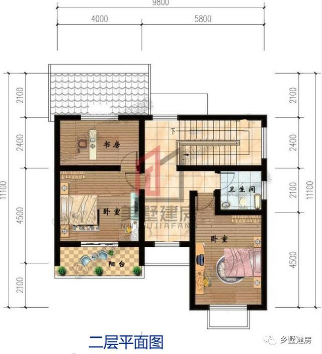 兩套農(nóng)村二層小別墅設(shè)計(jì)圖，其中一款占地86平，寬敞舒適，風(fēng)格簡(jiǎn)約純真，你不喜歡嗎？