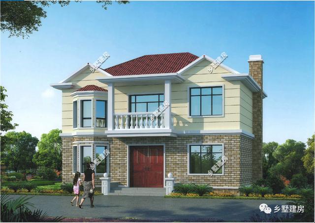 兩套農(nóng)村二層小別墅設(shè)計(jì)圖，其中一款占地86平，寬敞舒適，風(fēng)格簡(jiǎn)約純真，你不喜歡嗎？