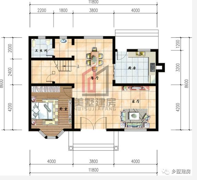 兩套農(nóng)村二層小別墅設(shè)計(jì)圖，其中一款占地86平，寬敞舒適，風(fēng)格簡(jiǎn)約純真，你不喜歡嗎？