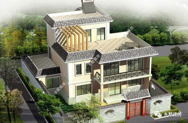 花25萬就能就成建成一套二層別墅設計圖，建出來的效果比效果圖還漂亮！