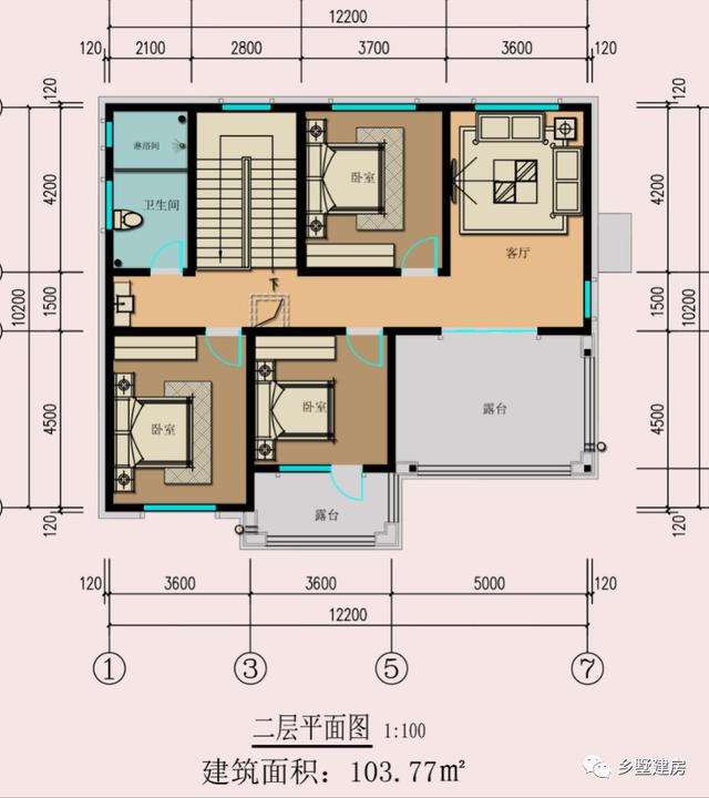 鄉村二層別墅設計圖，舒適便捷，寧靜祥和，你喜歡哪一款？