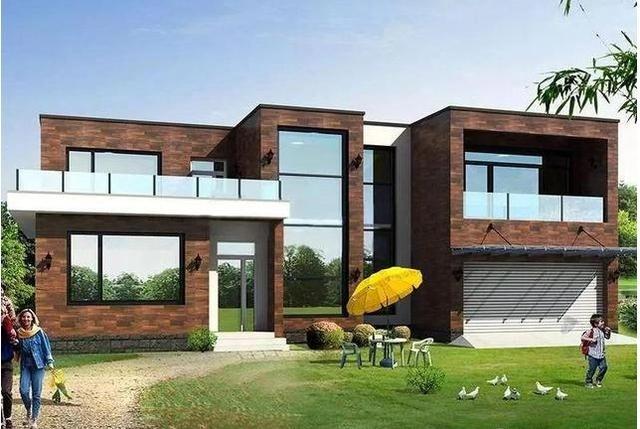 推薦兩款平屋頂現(xiàn)代風(fēng)別墅設(shè)計圖，比歐式建筑更美，比中式建筑更簡潔，一般人還真欣賞不了它的美。