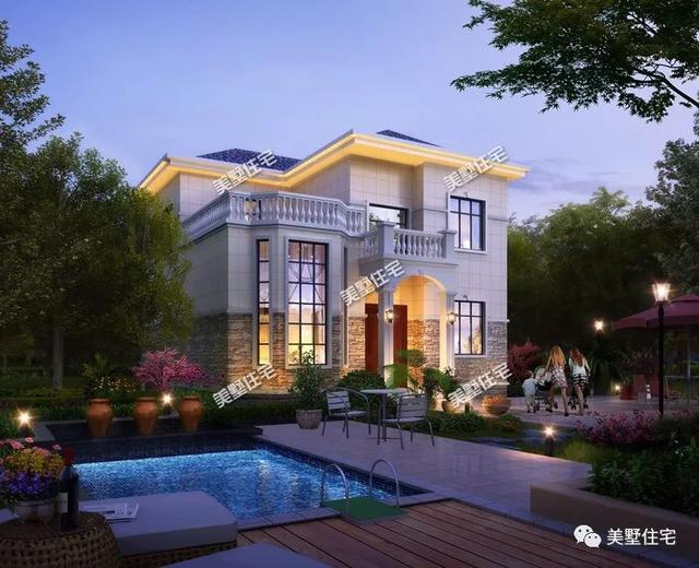 占地126平復式二層農村自建房，帶衣帽房+洗衣房，經濟又實用，不容易過時