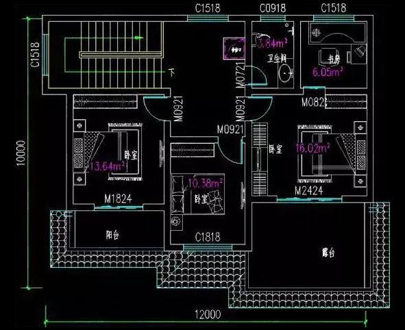 兩款二層農(nóng)村小戶型別墅自建房，第一款占地不足110平米，帶車庫設(shè)計更實用