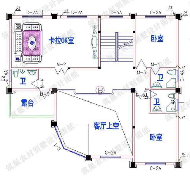 推薦2款款帶棋牌室的三層別墅設計圖，戶型一屋頂花園，只要25萬，戶型二帶地下室，奢華款70萬！