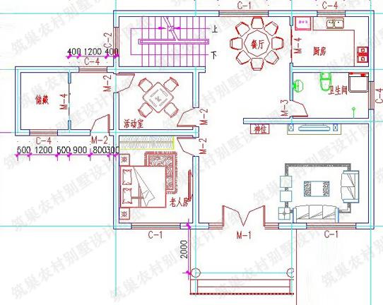 25萬(wàn)左右就能蓋起帶堂屋可放神位的農(nóng)村二層自建房設(shè)計(jì)圖，有你喜歡的嗎？