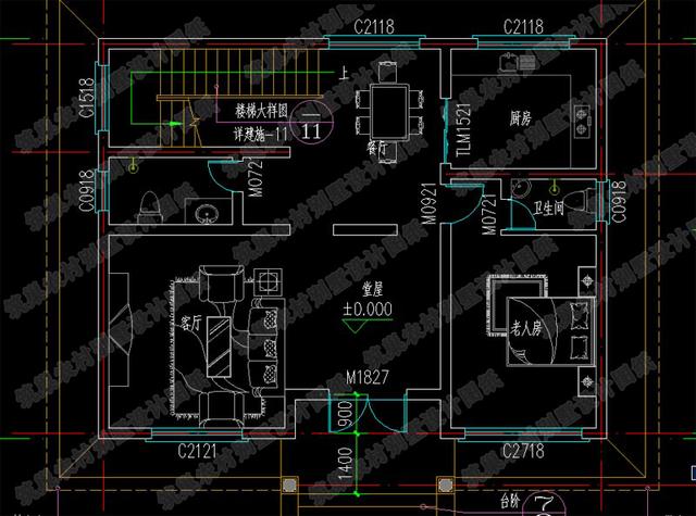 25萬(wàn)左右就能蓋起帶堂屋可放神位的農(nóng)村二層自建房設(shè)計(jì)圖，有你喜歡的嗎？