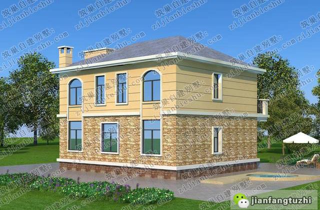 25萬(wàn)左右就能蓋起帶堂屋可放神位的農(nóng)村二層自建房設(shè)計(jì)圖，有你喜歡的嗎？