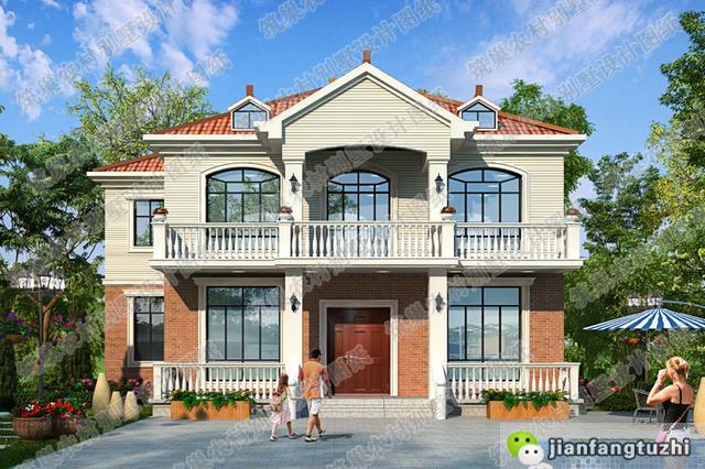 25萬(wàn)左右就能蓋起帶堂屋可放神位的農(nóng)村二層自建房設(shè)計(jì)圖，有你喜歡的嗎？