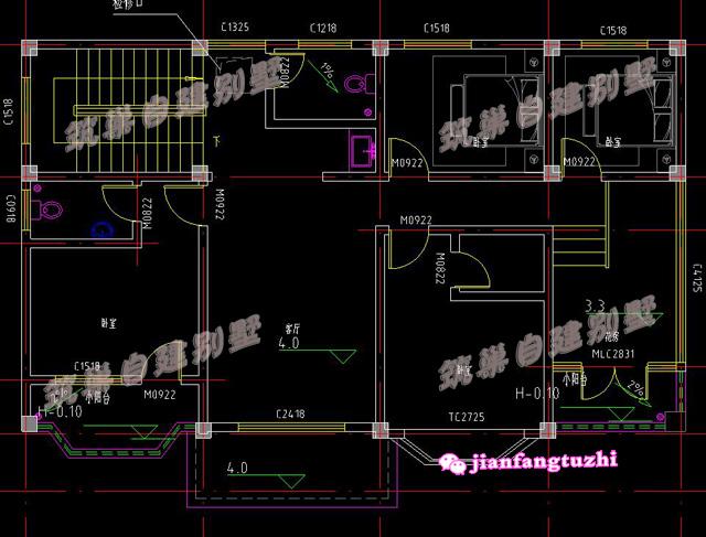 25萬(wàn)左右就能蓋起帶堂屋可放神位的農(nóng)村二層自建房設(shè)計(jì)圖，有你喜歡的嗎？