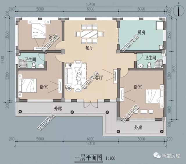 10來萬蓋一平層自建房，經濟實惠，城里人看了羨慕壞了