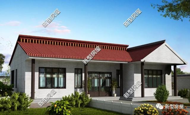 10來萬蓋一平層自建房，經濟實惠，城里人看了羨慕壞了