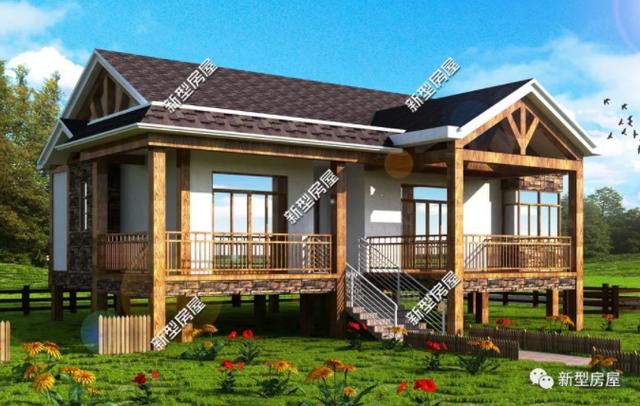 10來萬蓋一平層自建房，經濟實惠，城里人看了羨慕壞了