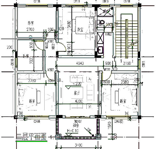占地137平四層農村自建房，布局方正，40萬就能建起來，秒殺商品房！