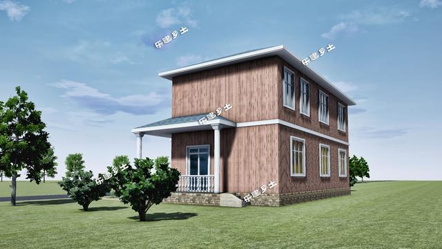 二層鄉村別墅設計圖，結構精巧，層次感強，美觀大方