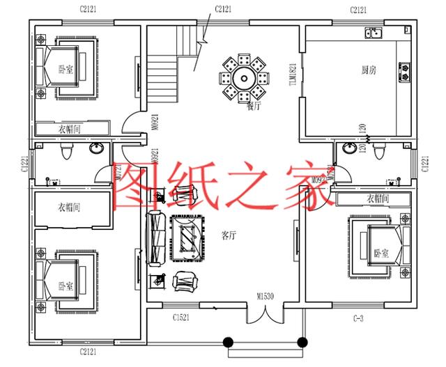 相同結構、不同尺寸的2款一層半別墅，你更喜歡哪一套？