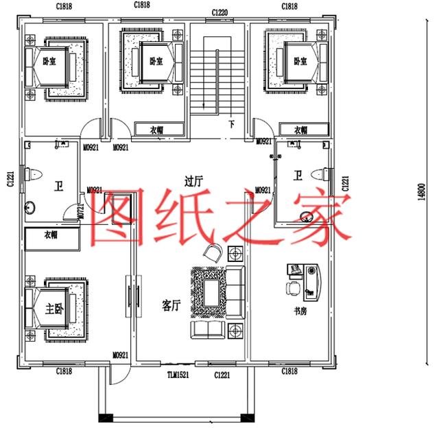 非常引人注目的三層別墅，200平米左右的大戶型，絕對與眾不同！