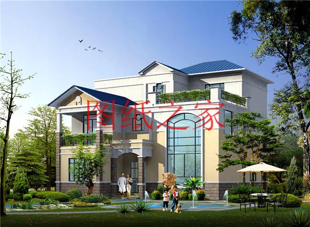 非常引人注目的三層別墅，200平米左右的大戶型，絕對與眾不同！