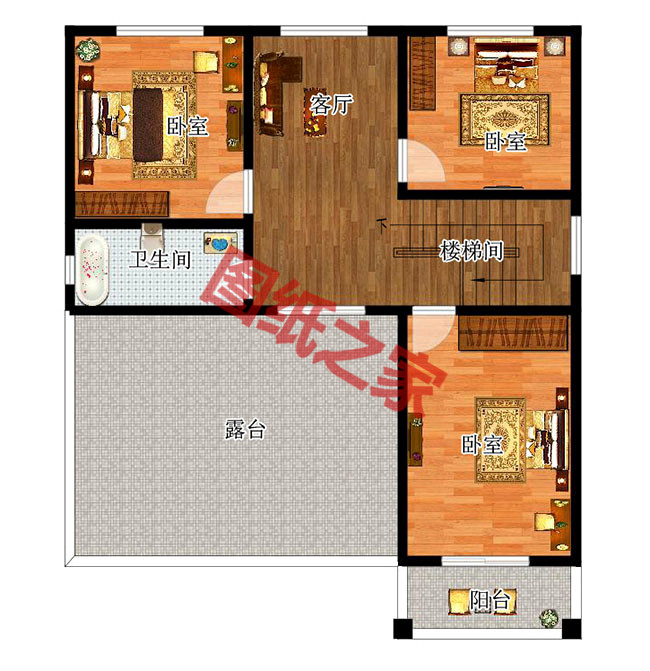 住宅設計公司三層別墅設計圖紙，6套農村自建房設計圖分享給大家！