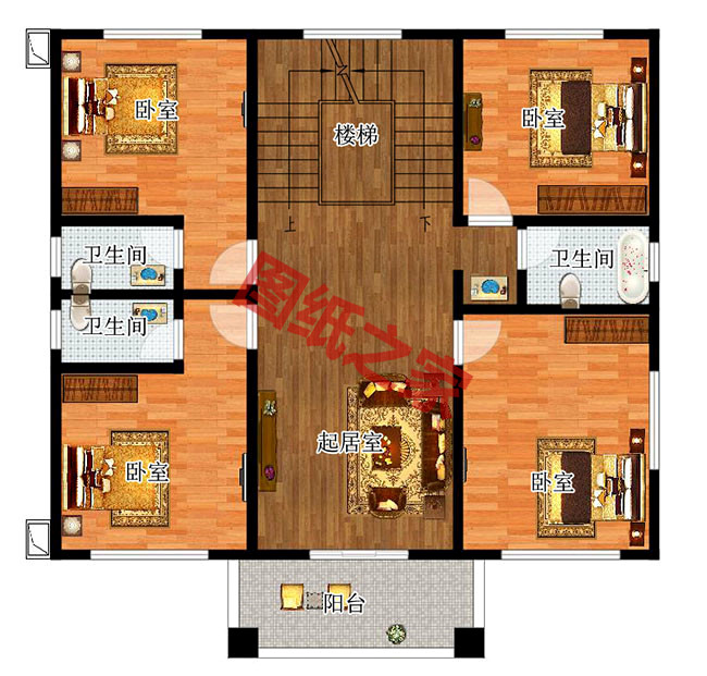 住宅設計公司三層別墅設計圖紙，6套農村自建房設計圖分享給大家！