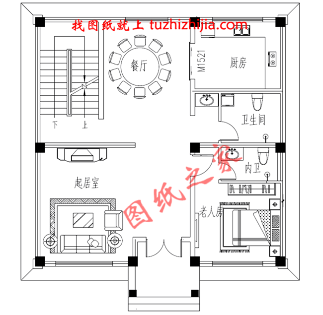 住宅設計公司三層別墅設計圖紙，6套農村自建房設計圖分享給大家！