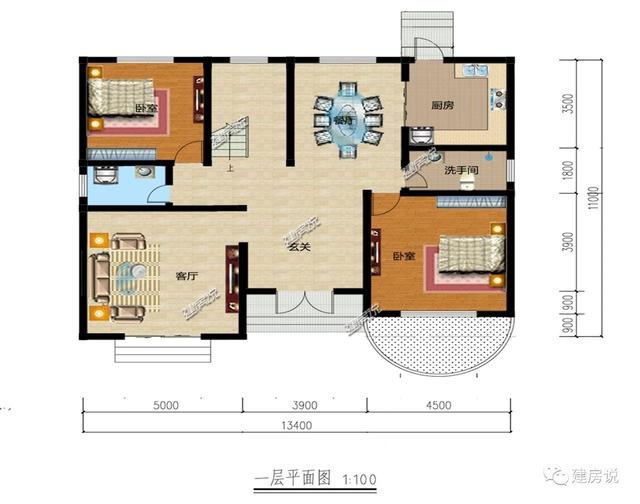 鄉村二層田園風自建房，等賺了錢，我一定要花25萬回家蓋！