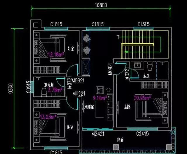 兩款占地100平以內(nèi)的農(nóng)村二層自建房，尤其是第二款六間臥室的設(shè)計思路很氣派，讓人羨慕。