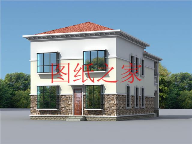 150平米大戶型二層別墅，造價(jià)30萬左右，經(jīng)濟(jì)實(shí)惠、美觀漂亮！