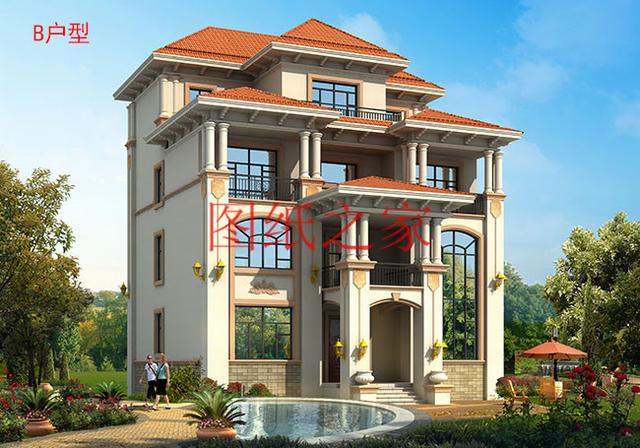 130平米農村四層別墅，豪華霸氣，歡迎需要的朋友評論收藏！