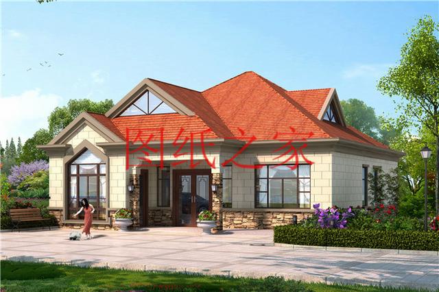 漂亮實(shí)用的一層半小別墅，適合人口不多的家庭，經(jīng)濟(jì)又實(shí)惠！