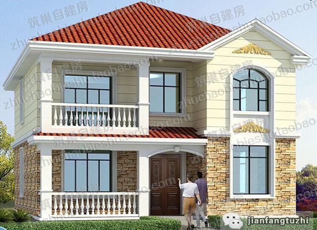 推薦10款造價(jià)25萬(wàn)二層別墅設(shè)計(jì)圖，簡(jiǎn)約大方，有喜歡的就收藏哦