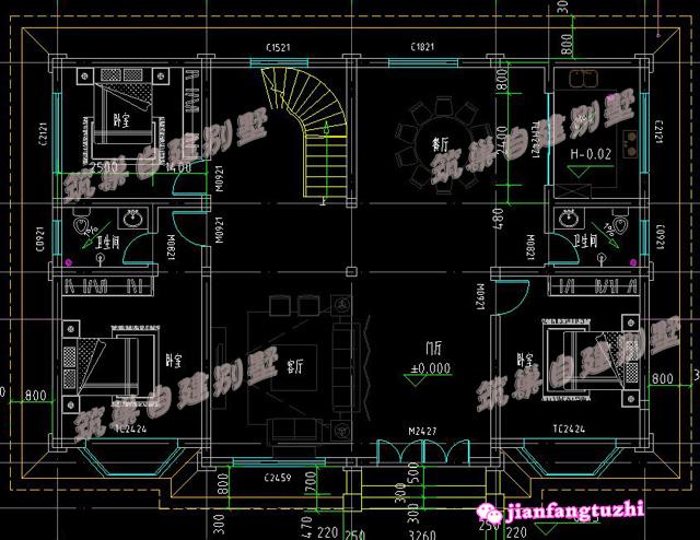 推薦10款造價(jià)25萬(wàn)二層別墅設(shè)計(jì)圖，簡(jiǎn)約大方，有喜歡的就收藏哦