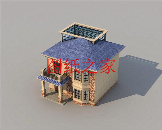 占地90平米左右的二層別墅，開間不到10米，非常實(shí)用的小戶型！