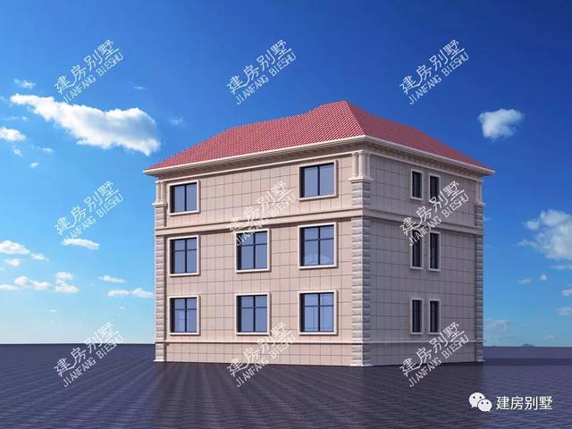 13×10.7米三層農村自建房，帶挑空休閑茶室，看了肯定不讓你失望！