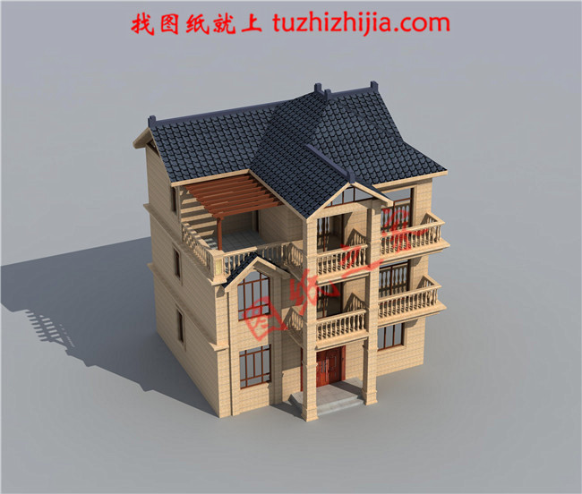 小戶型農(nóng)村三層樓房造價17萬，經(jīng)濟(jì)又實用！