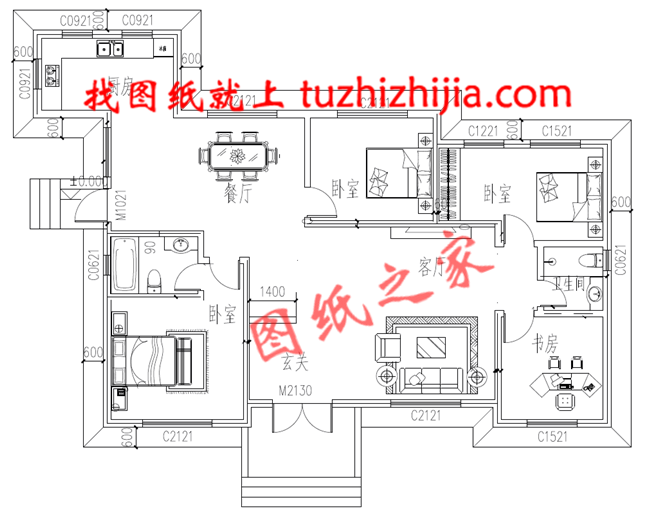 6套住宅設計公司最新一層別墅設計圖，你心動了嗎？